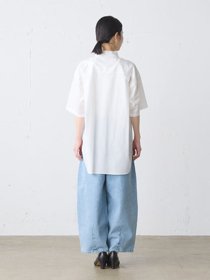 frill wide shirt