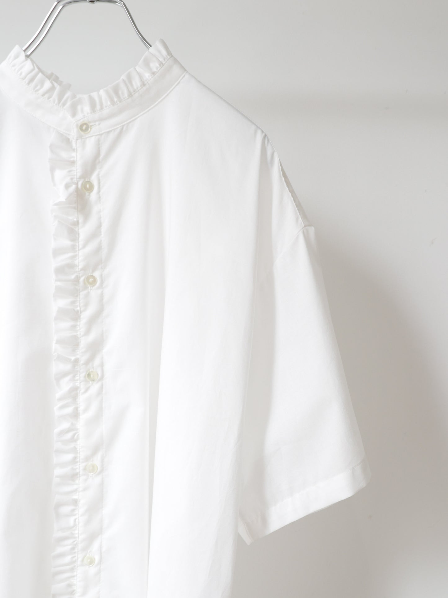 frill wide shirt
