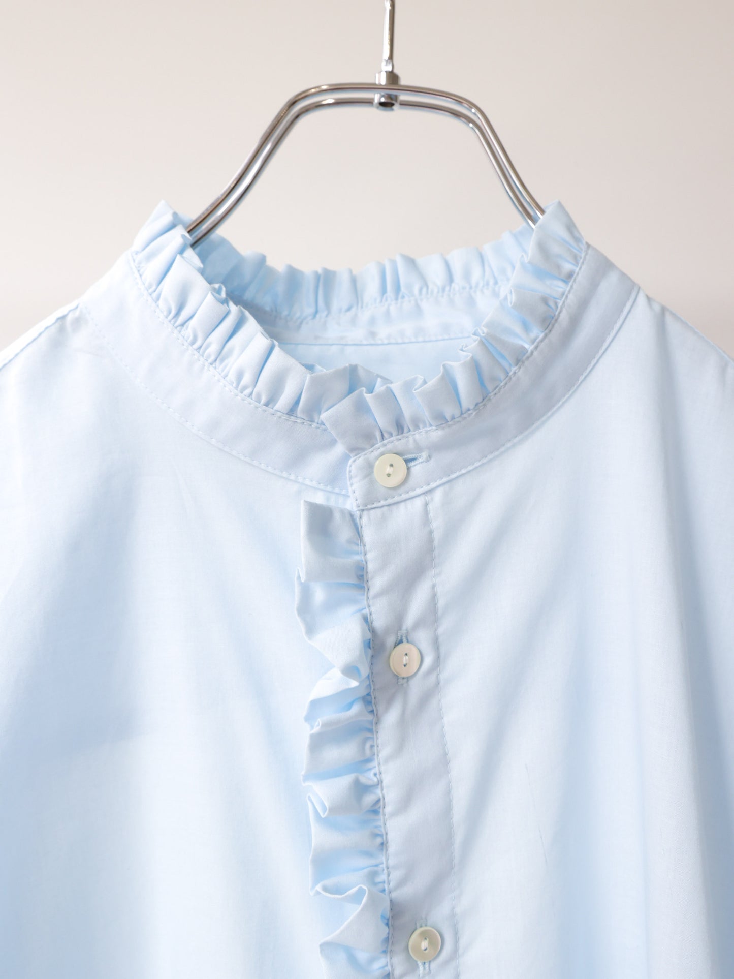frill wide shirt