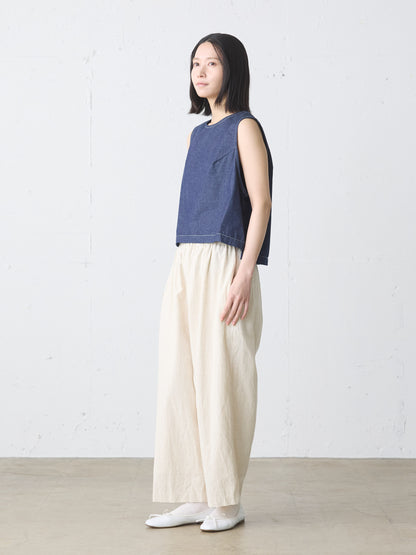 compact denim vest
