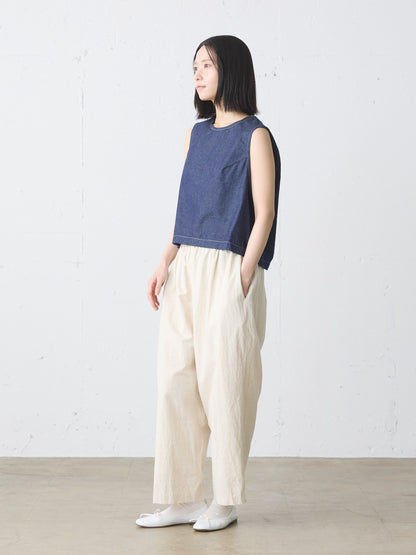 compact denim vest