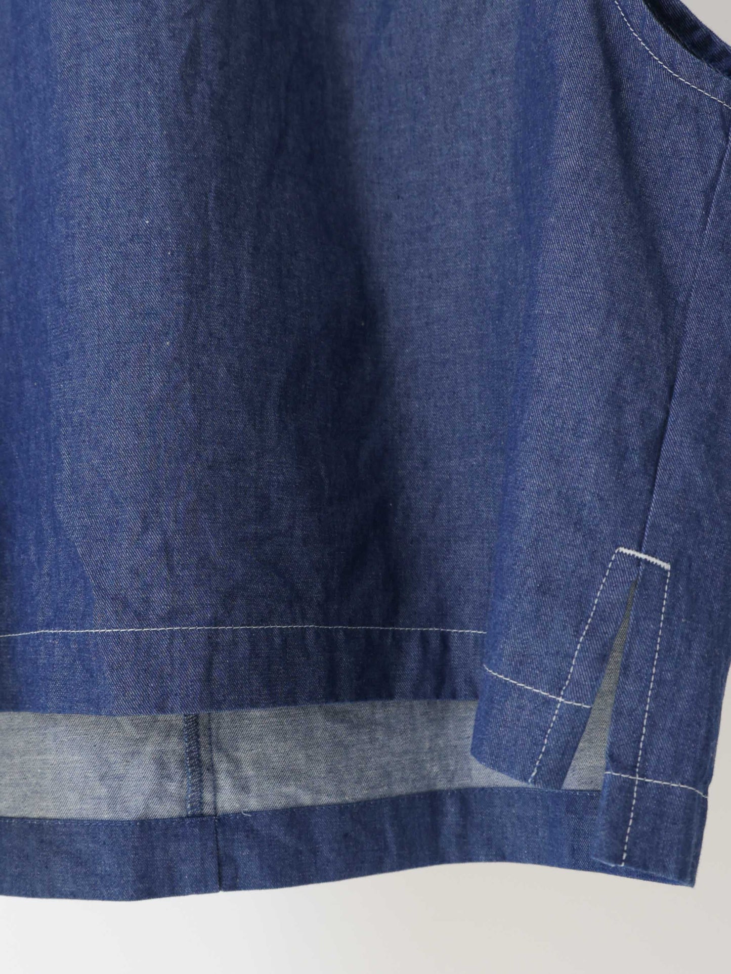 compact denim vest