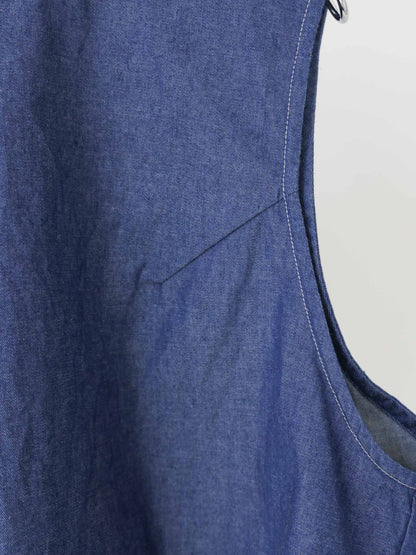 compact denim vest
