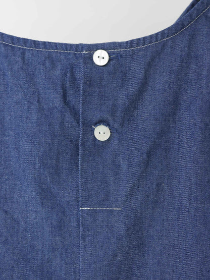 compact denim vest