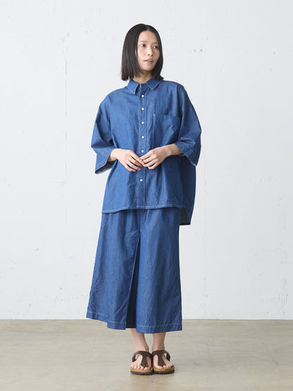 big pocket denim shirt