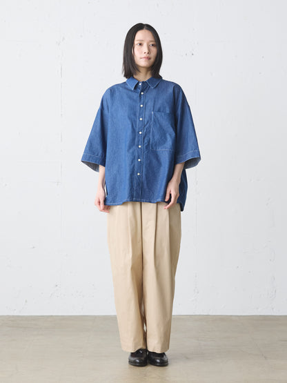 big pocket denim shirt