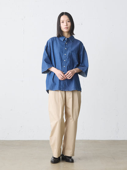 big pocket denim shirt