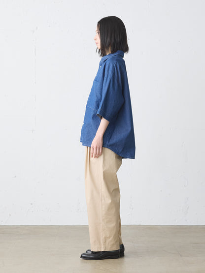big pocket denim shirt