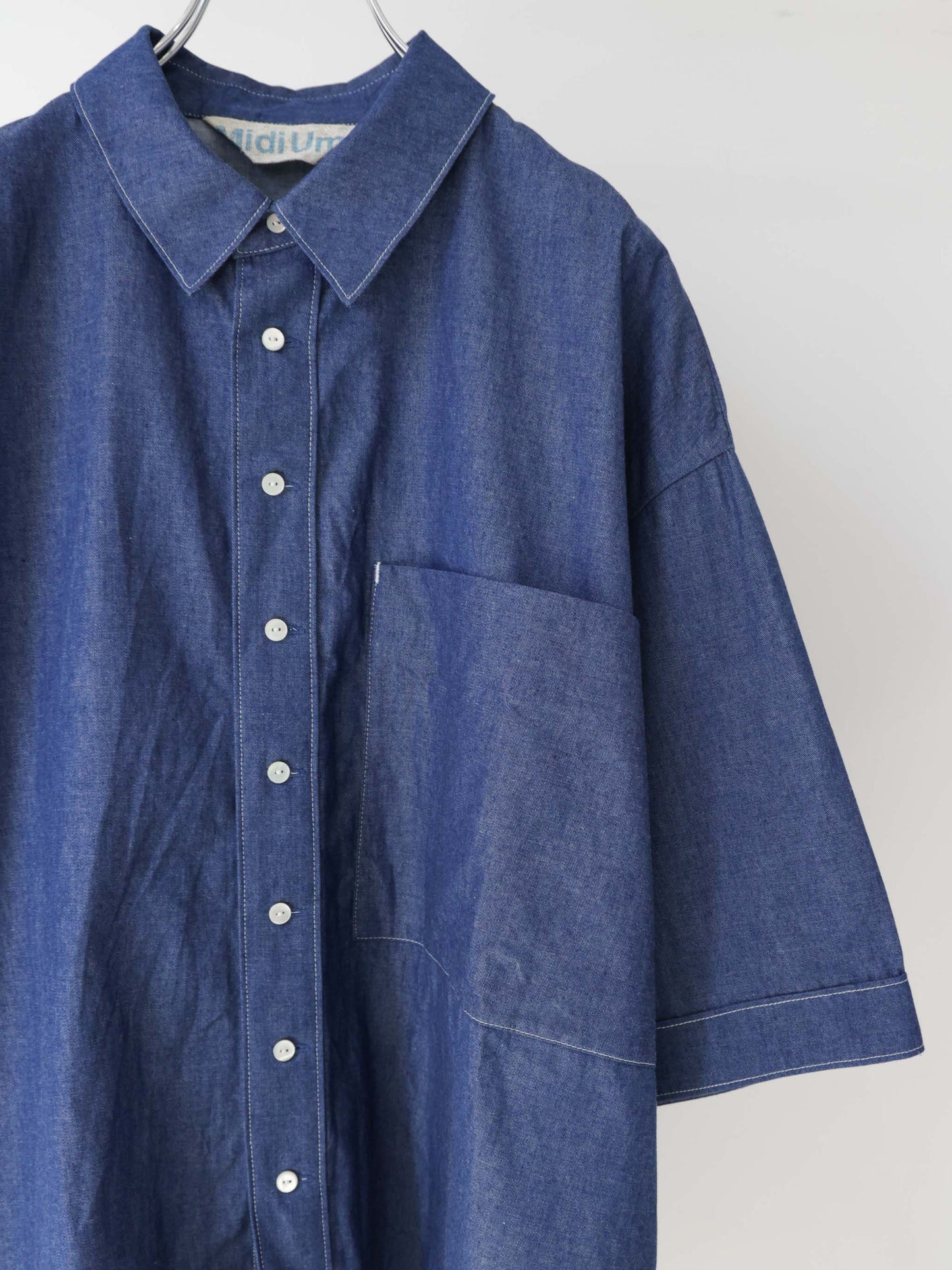 big pocket denim shirt