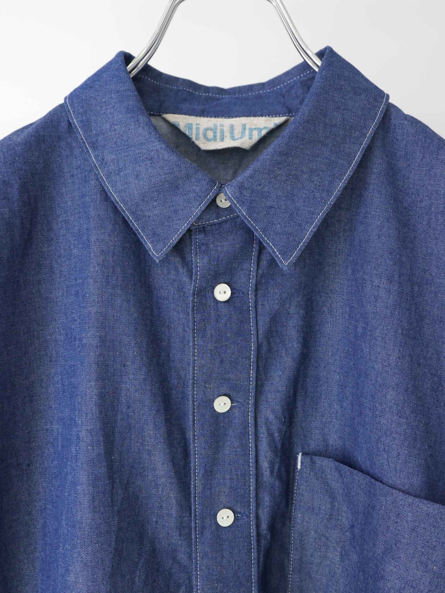 big pocket denim shirt
