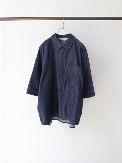 big pocket denim shirt
