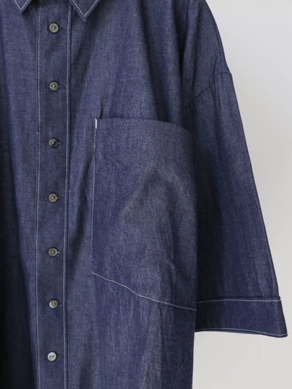 big pocket denim shirt