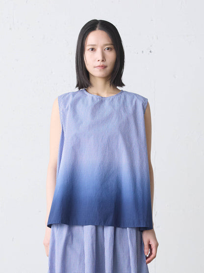 gradation dye nosleeve shirt