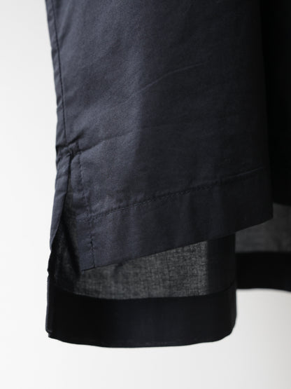 frill collar shirt