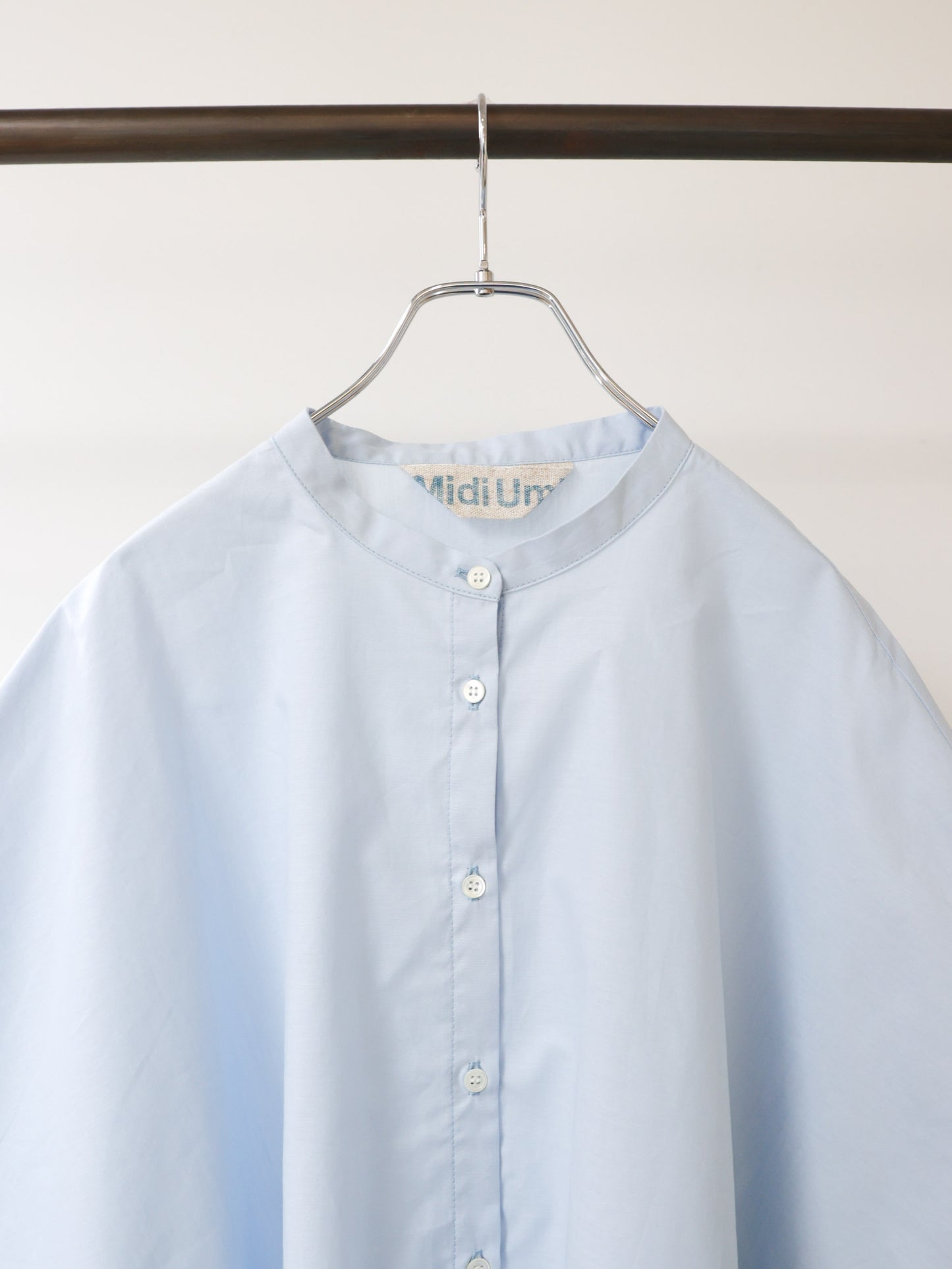 chambray wide shirt