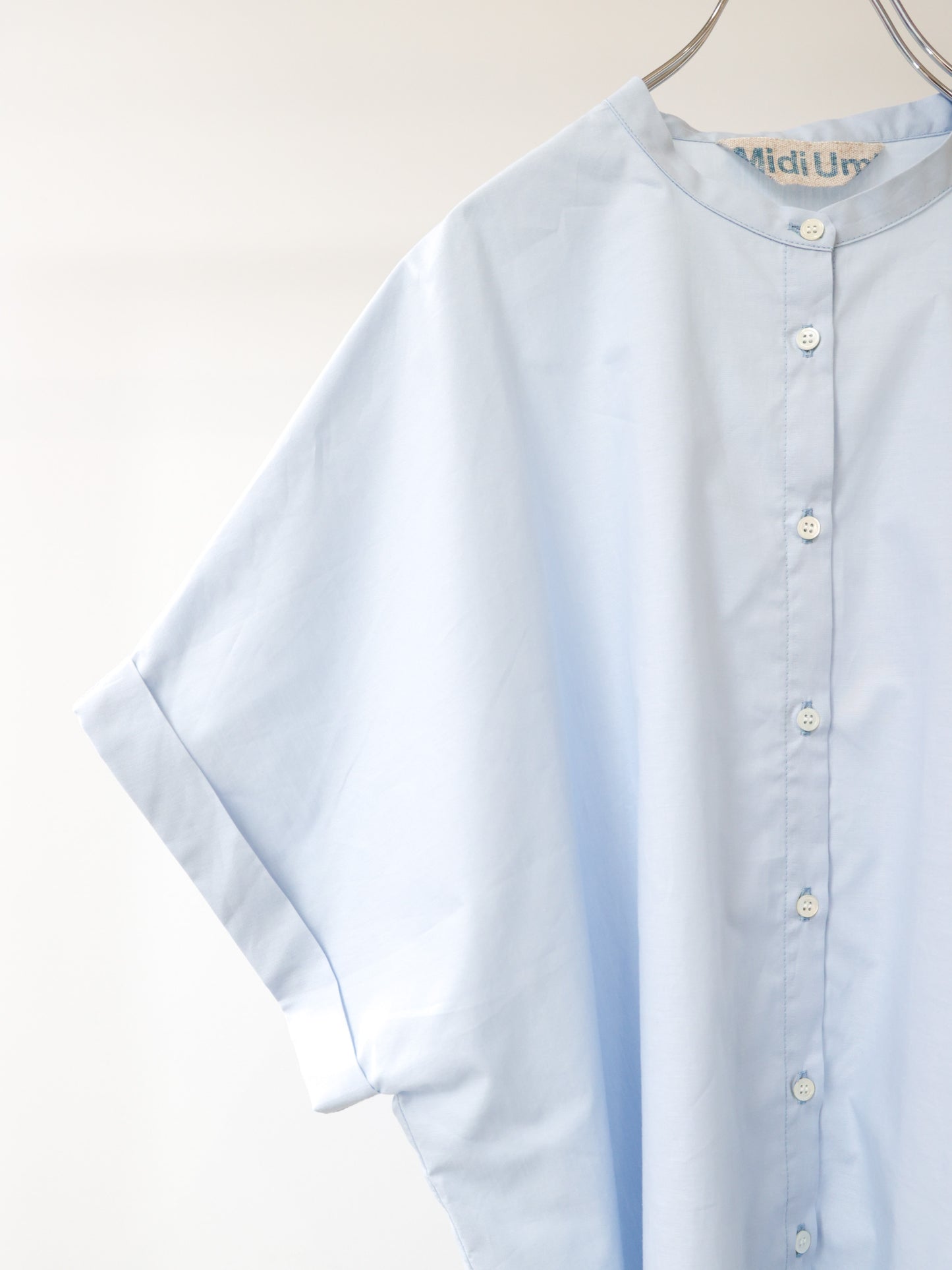 chambray wide shirt