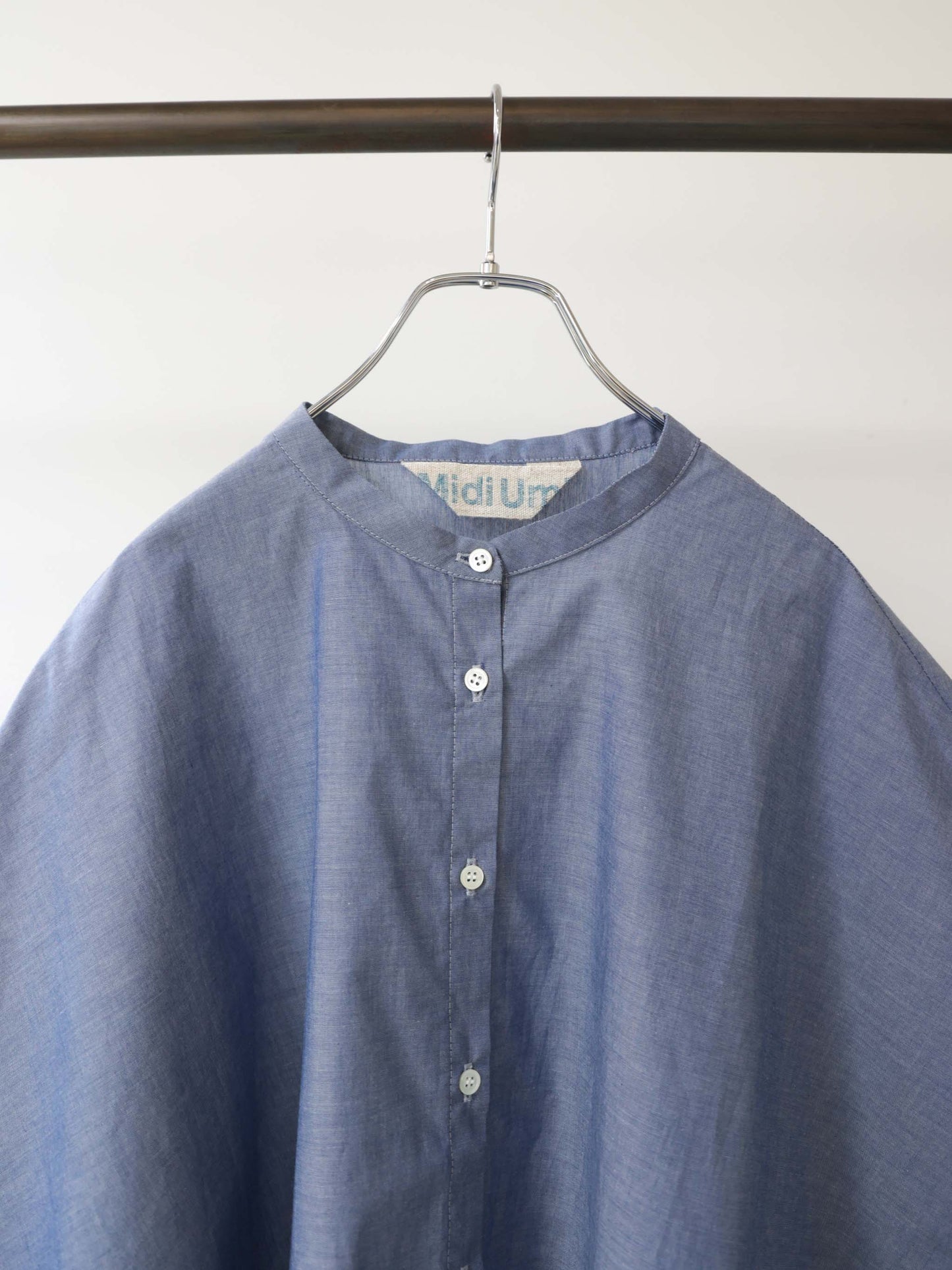 chambray wide shirt