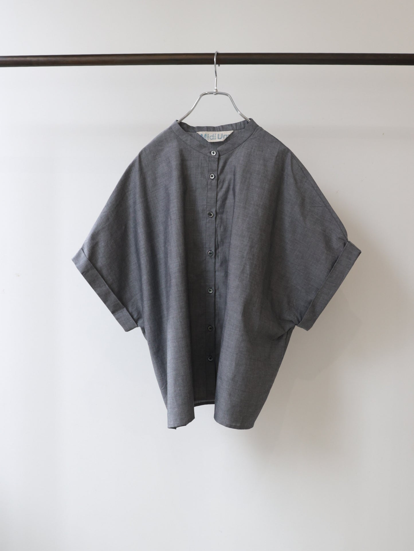 chambray wide shirt