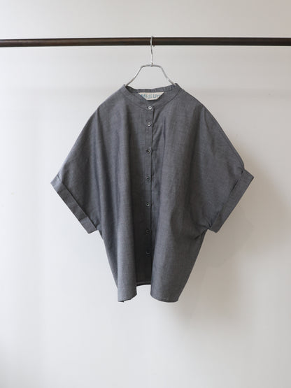 chambray wide shirt