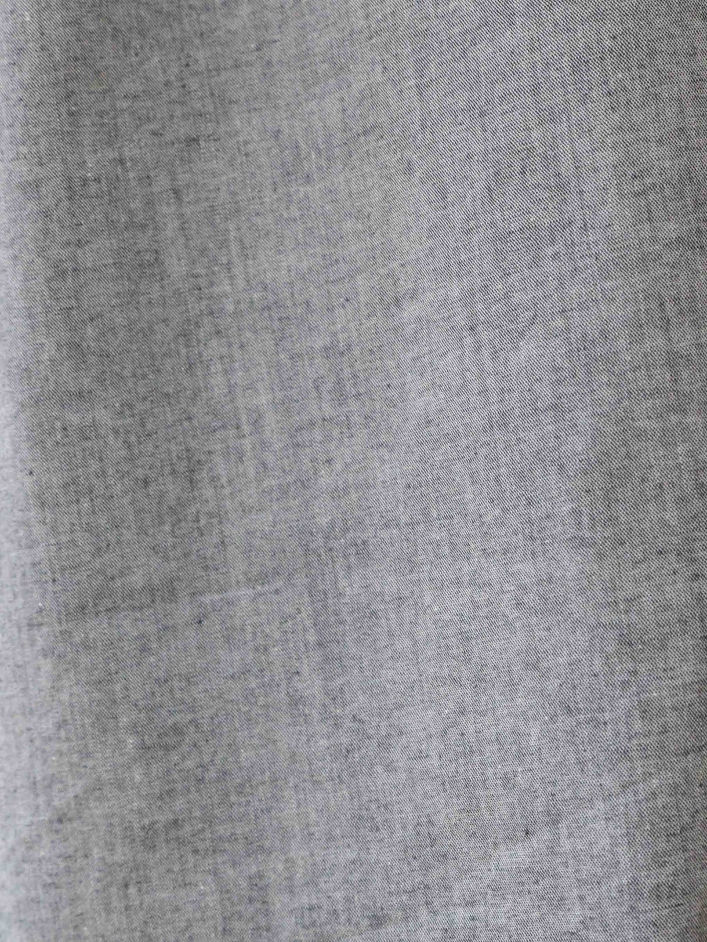 chambray frill shirt