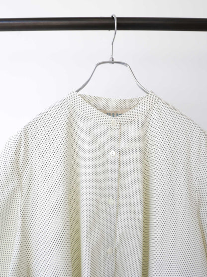 half slv dots A line shirt