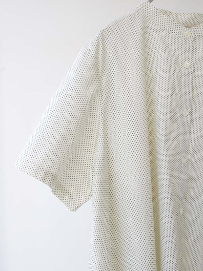 half slv dots A line shirt