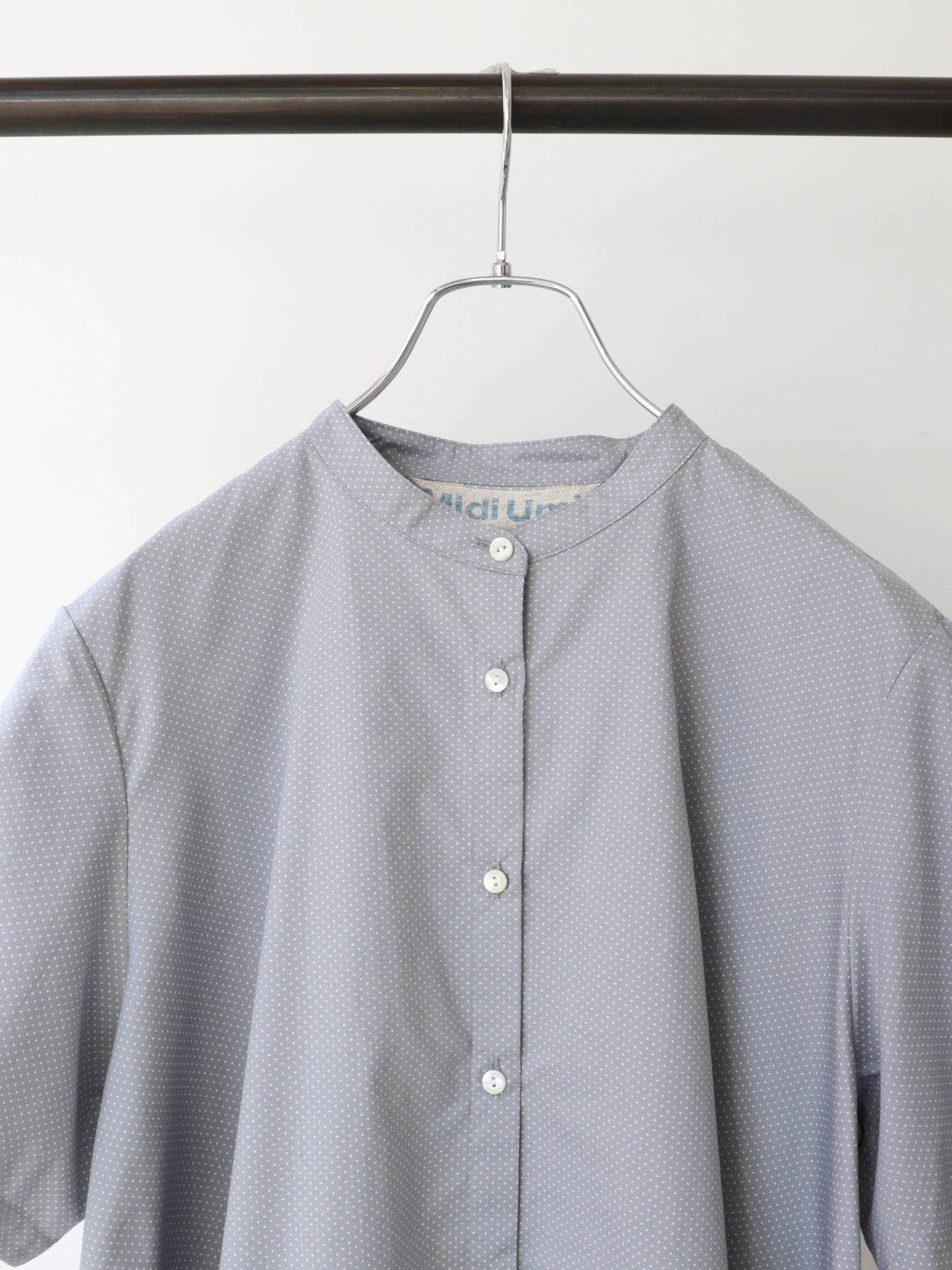 half slv dots A line shirt