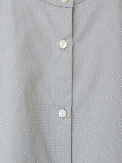 half slv dots A line shirt