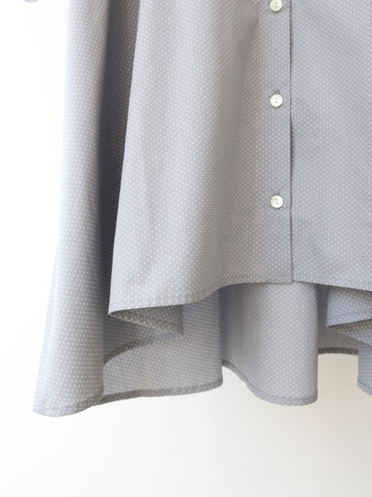 half slv dots A line shirt