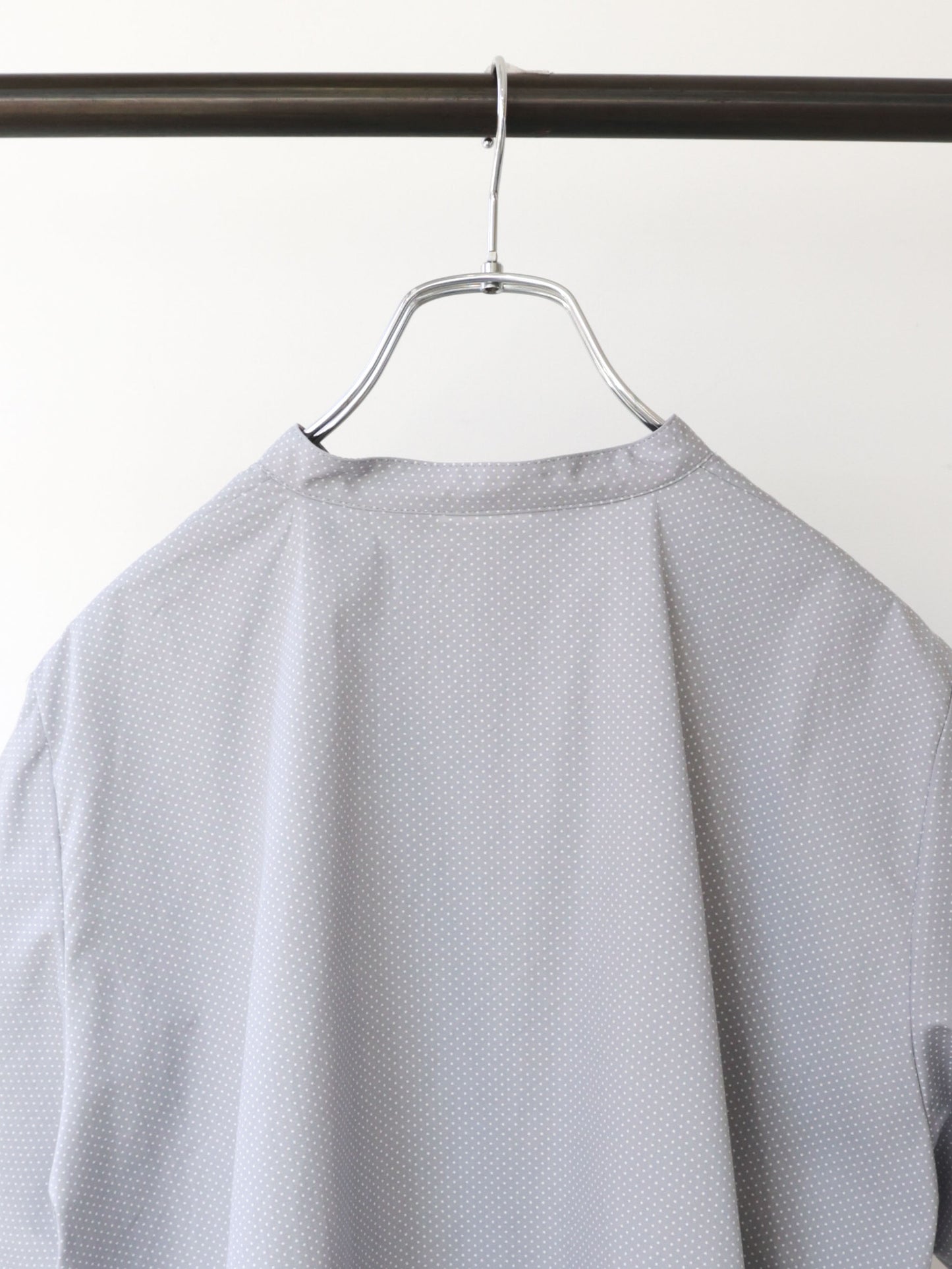 half slv dots A line shirt