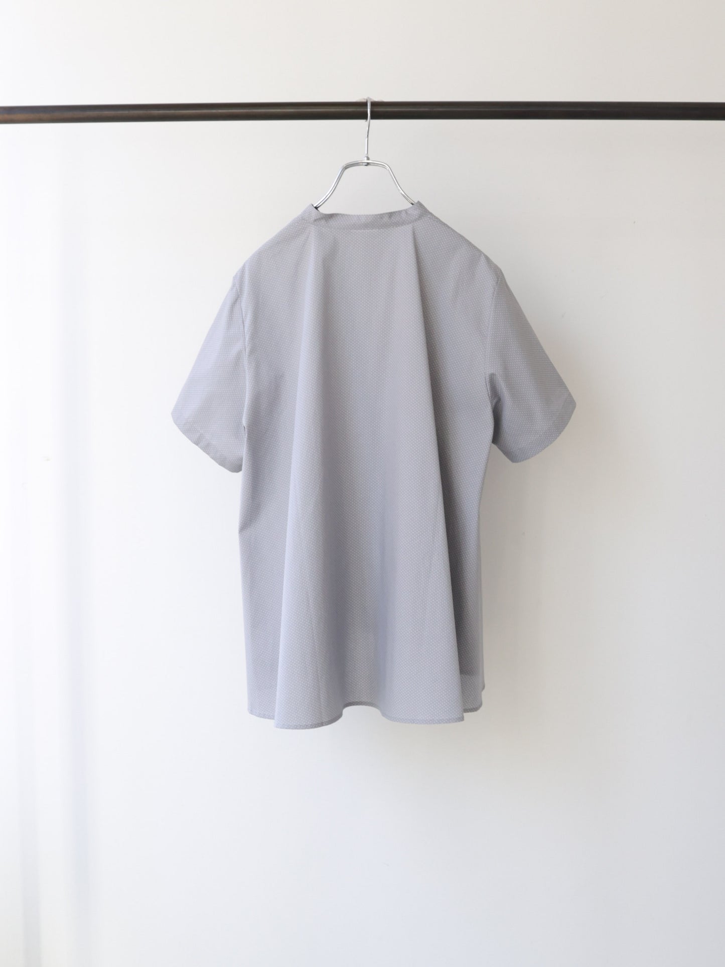 half slv dots A line shirt