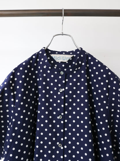 half slv dots A line shirt