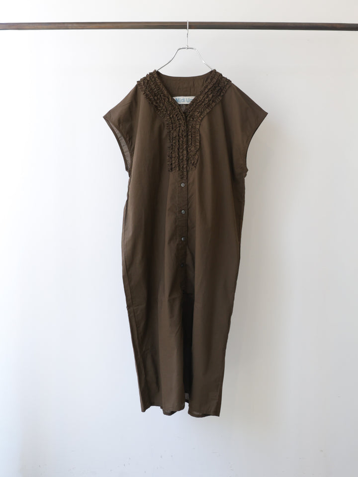 front frill one-piece