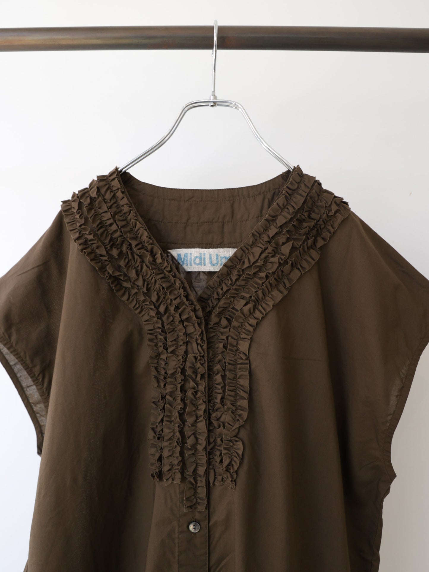 front frill one-piece