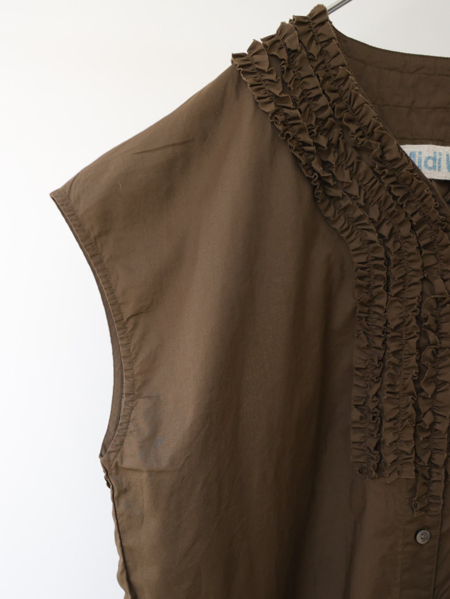 front frill one-piece
