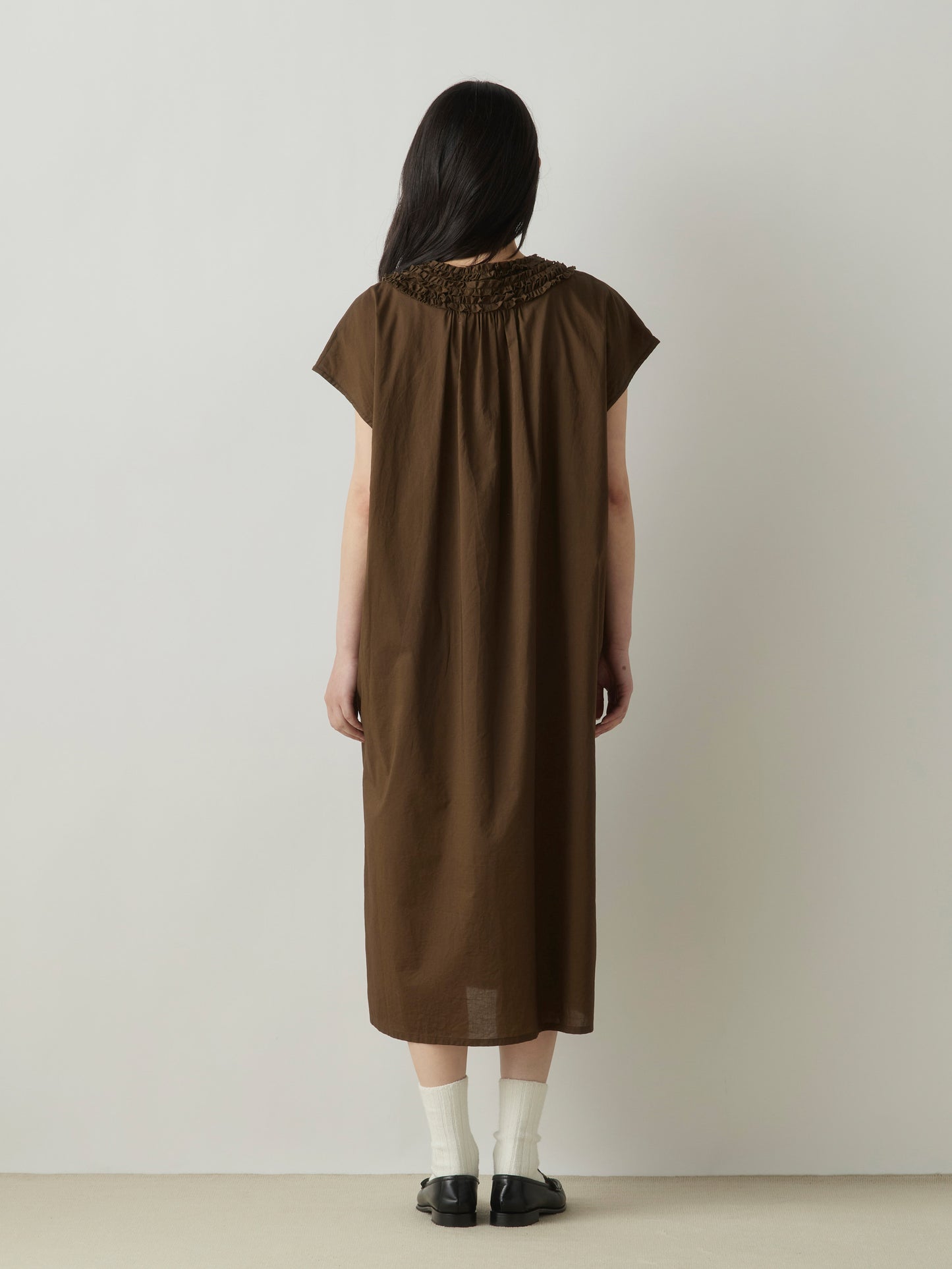 front frill one-piece