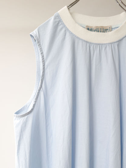 chambray nosleeve plenty one-piece