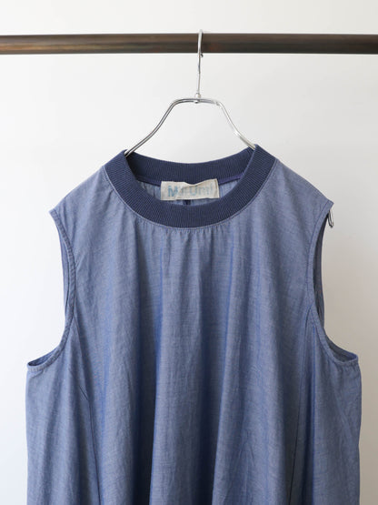 chambray nosleeve plenty one-piece