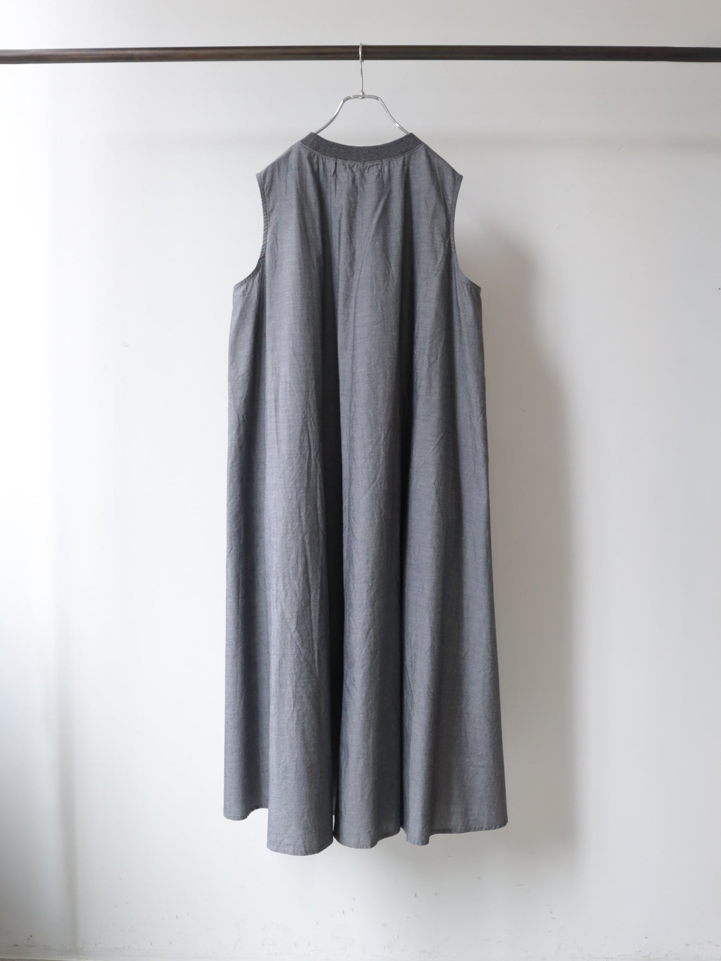 chambray nosleeve plenty one-piece