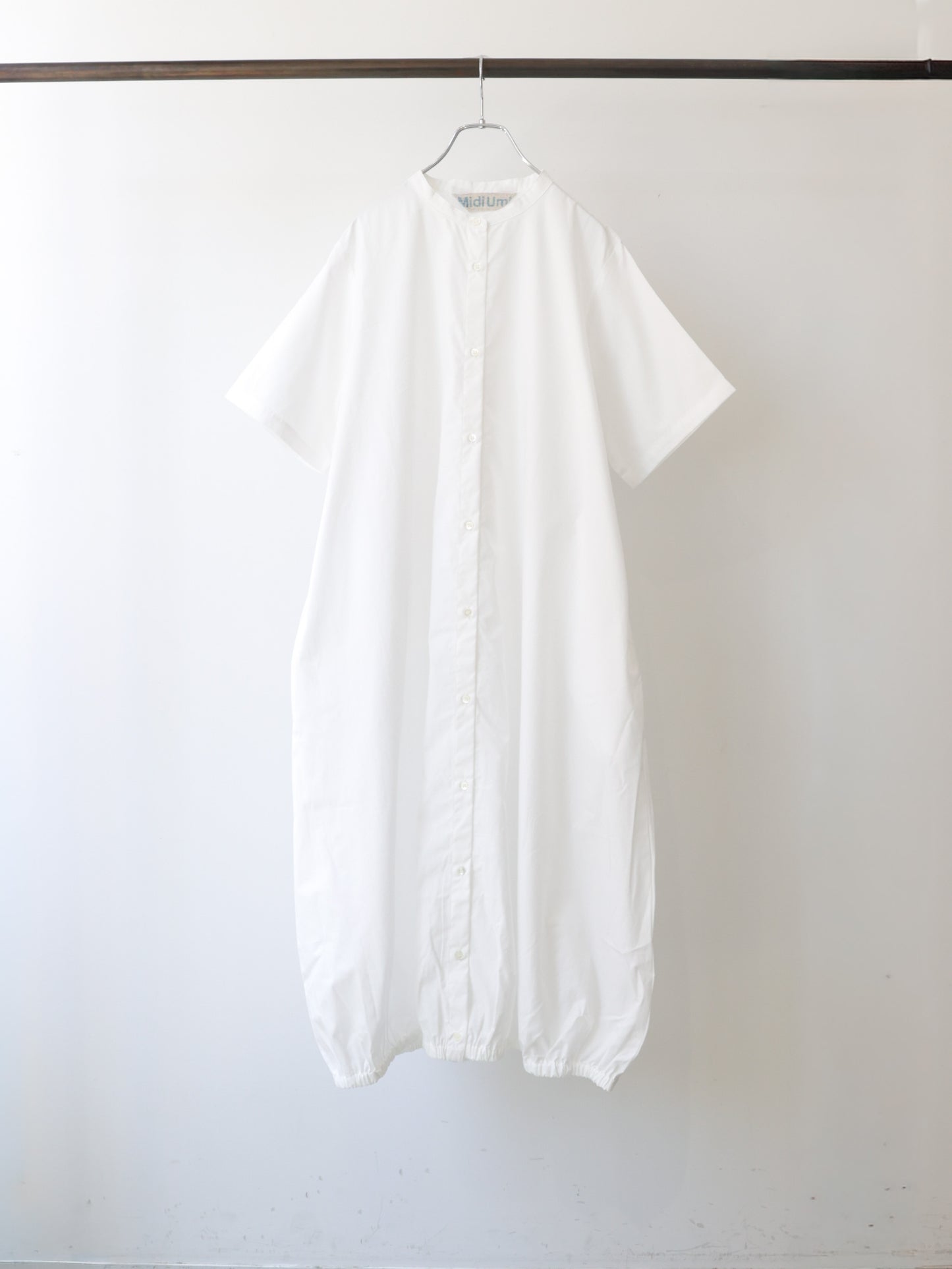 balloon shirt one-piece