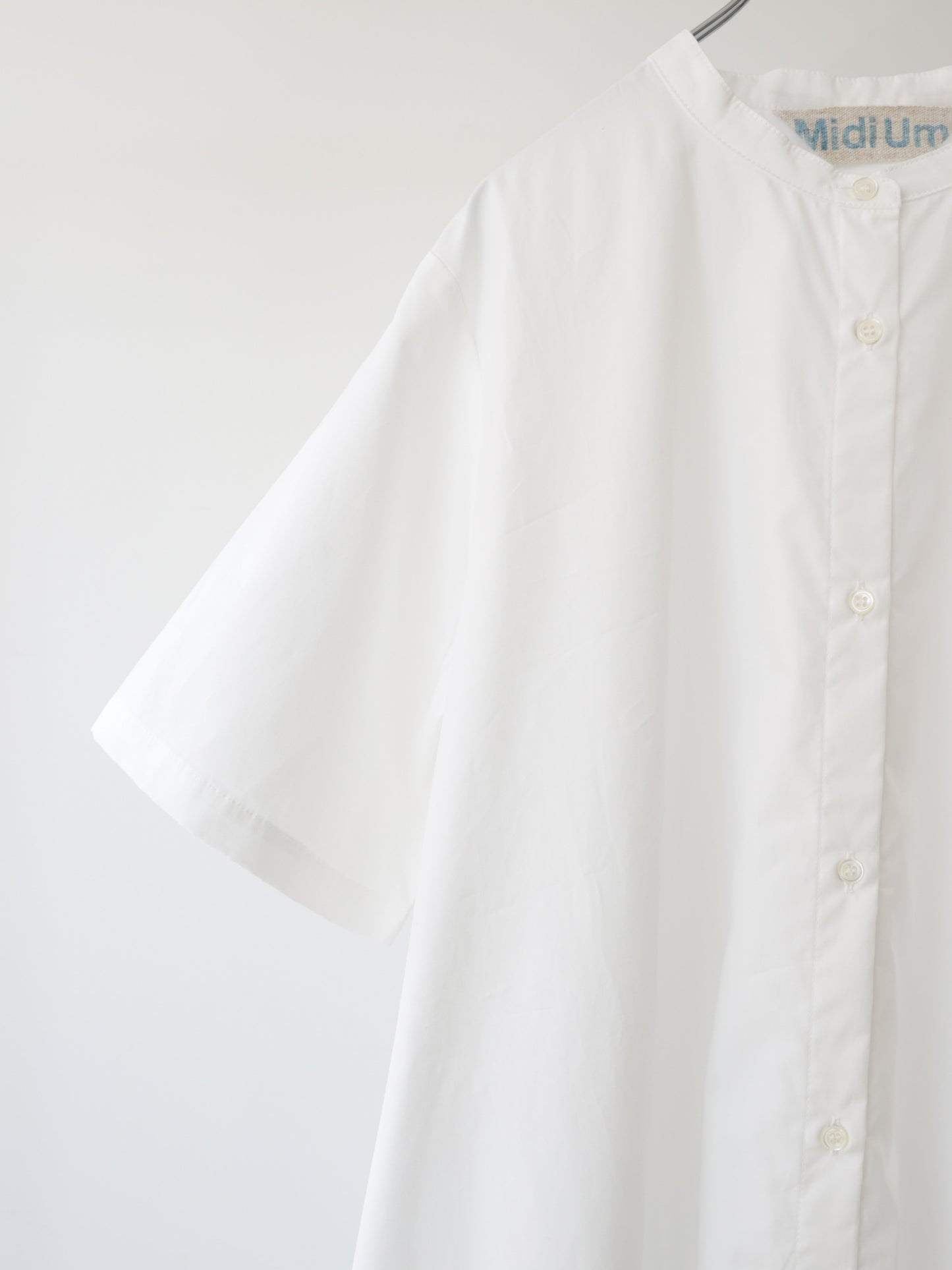 balloon shirt one-piece