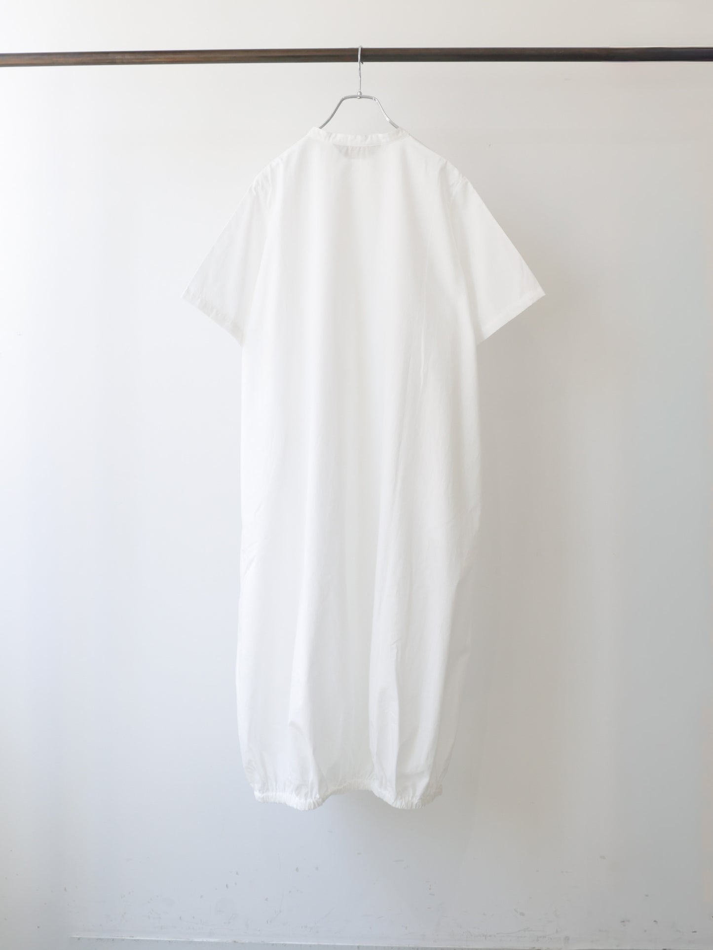 balloon shirt one-piece