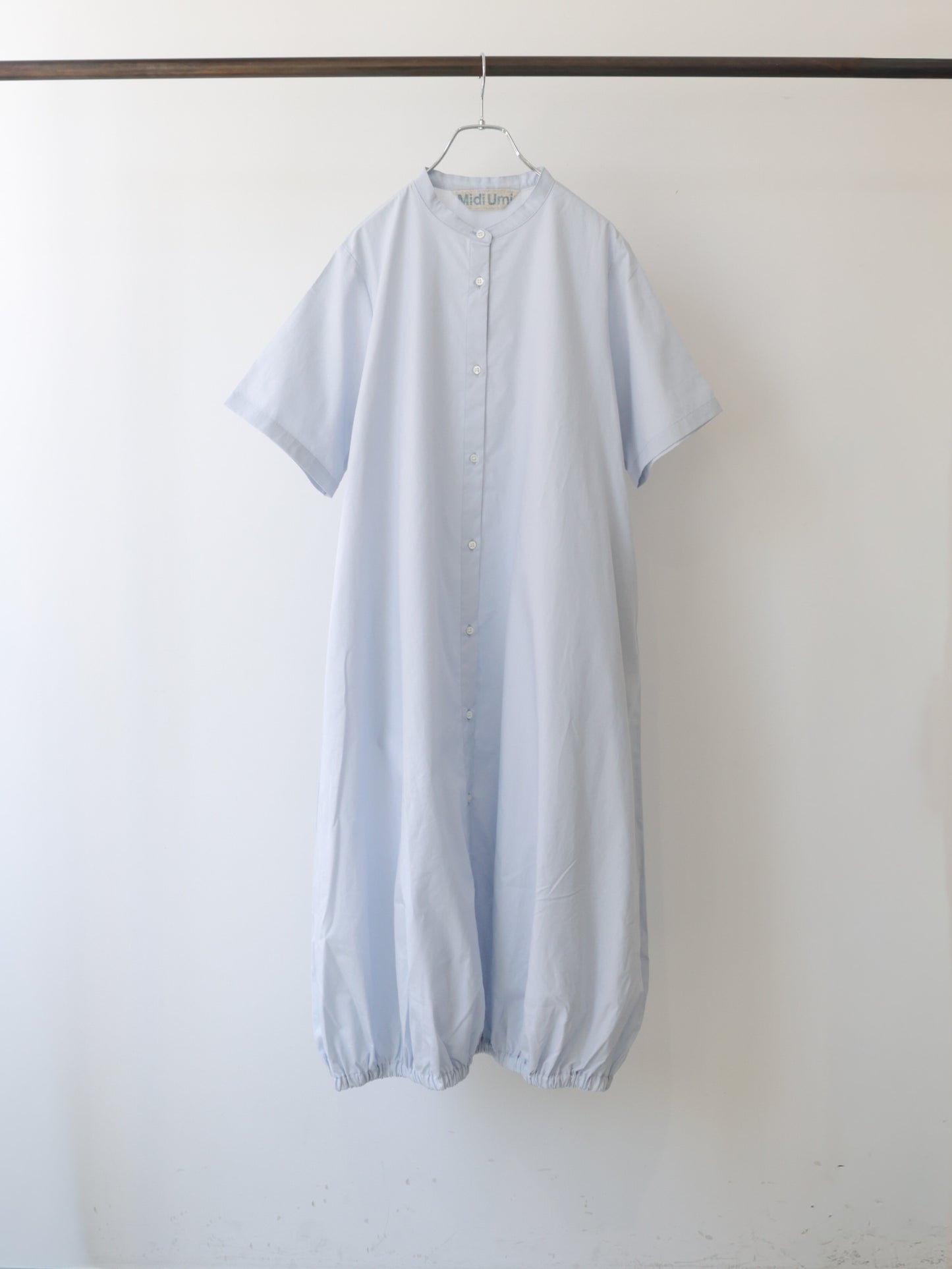 balloon shirt one-piece