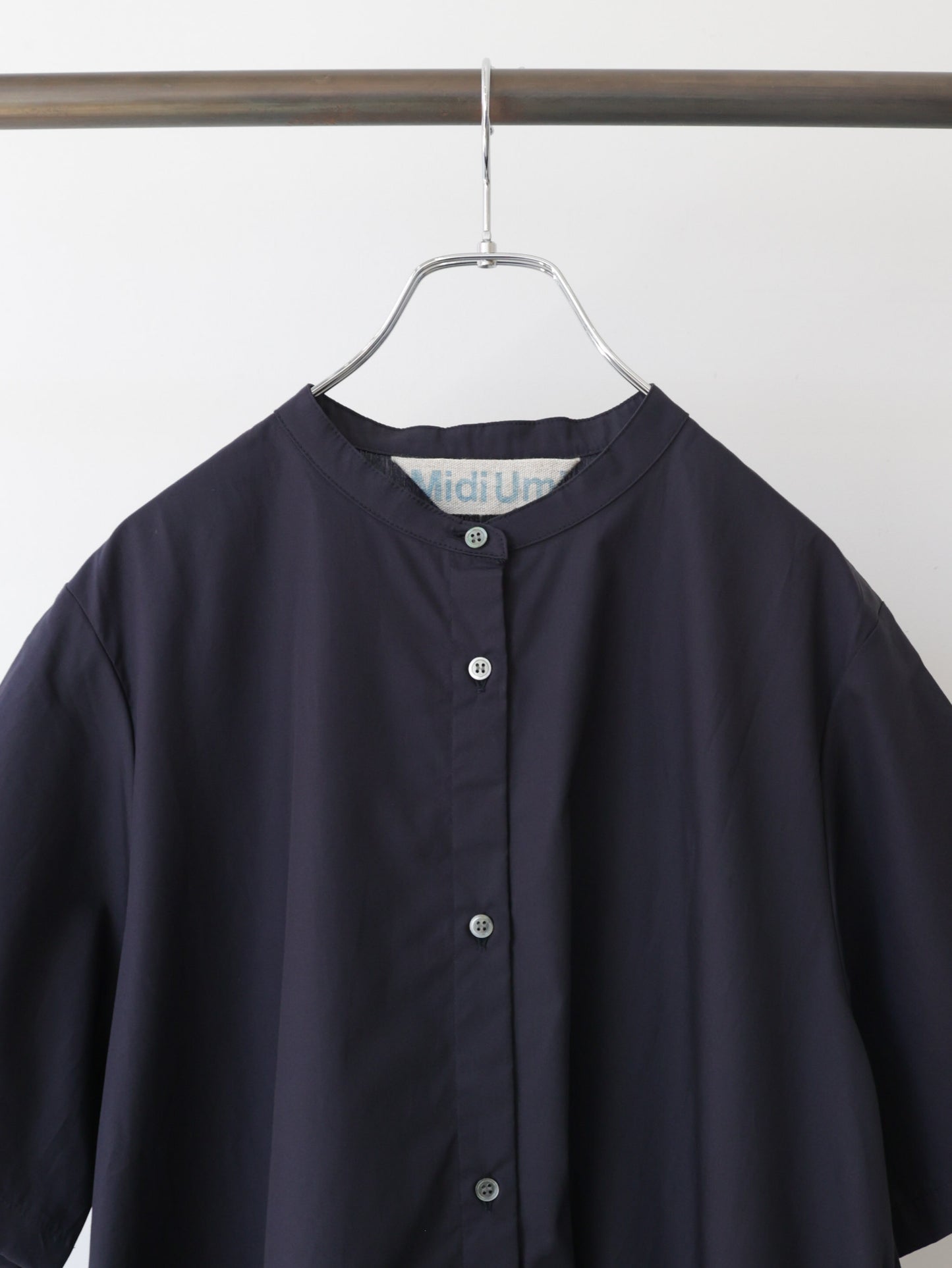 balloon shirt one-piece