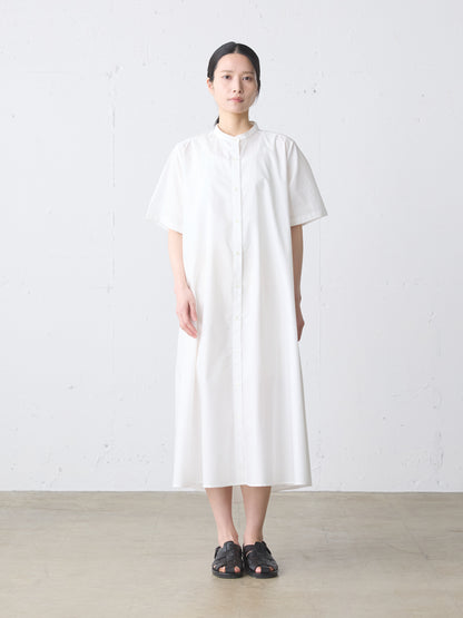 half slv A line shirt one-piece