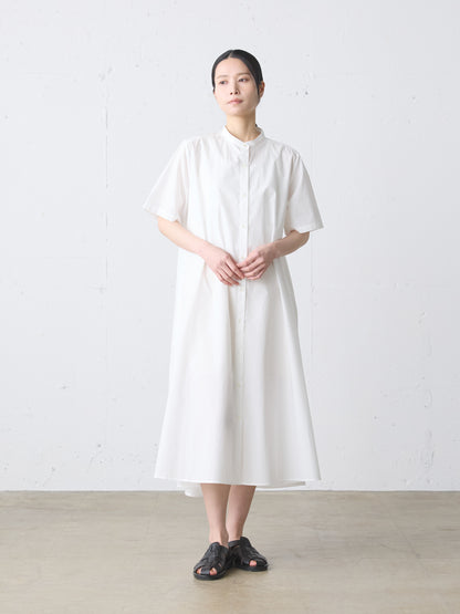 half slv A line shirt one-piece