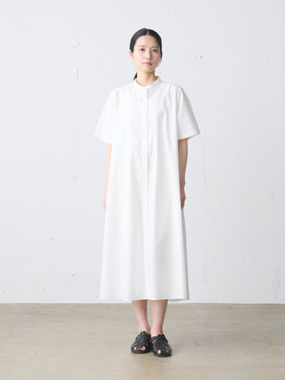 half slv A line shirt one-piece