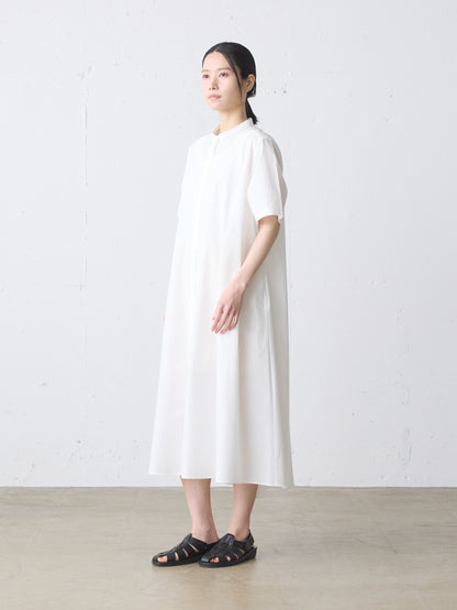 half slv A line shirt one-piece