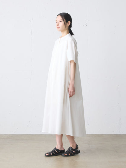 half slv A line shirt one-piece