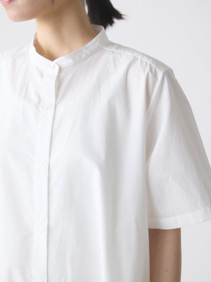 half slv A line shirt one-piece